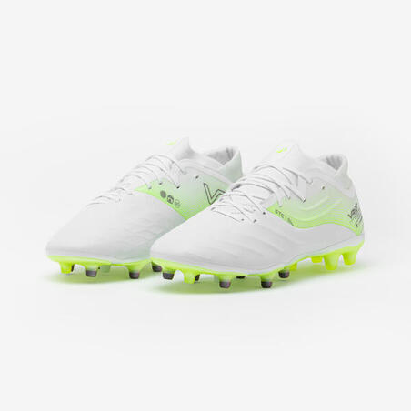 Бутси Viralto IV FG шкіряні футбольні білі/неонові 
