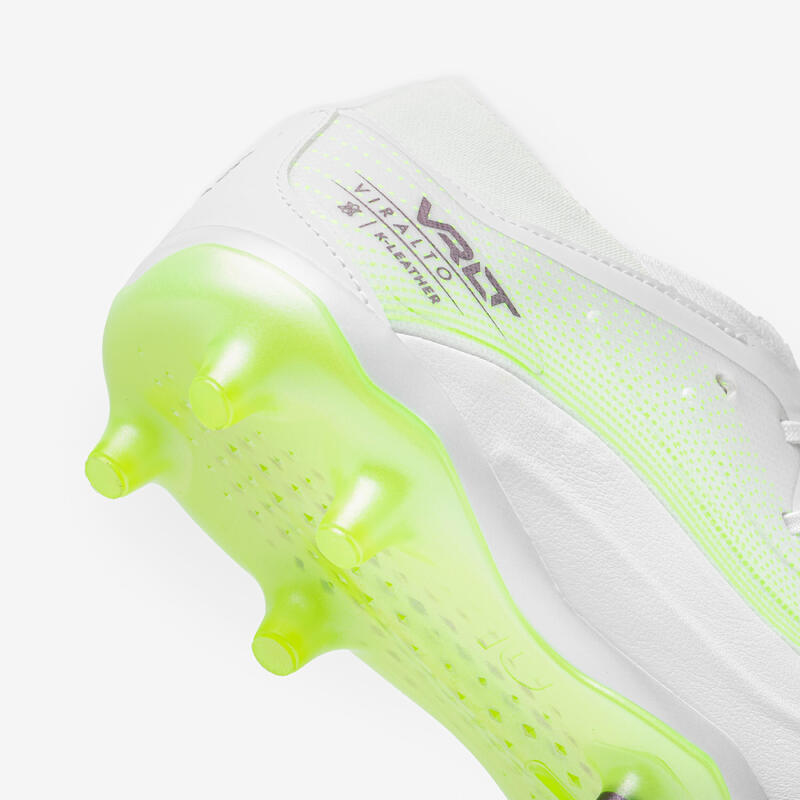 Krampon/Futbol Ayakkabısı - Neon Beyaz - Viralto IV Pro