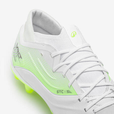 Бутси Viralto IV FG шкіряні футбольні білі/неонові 