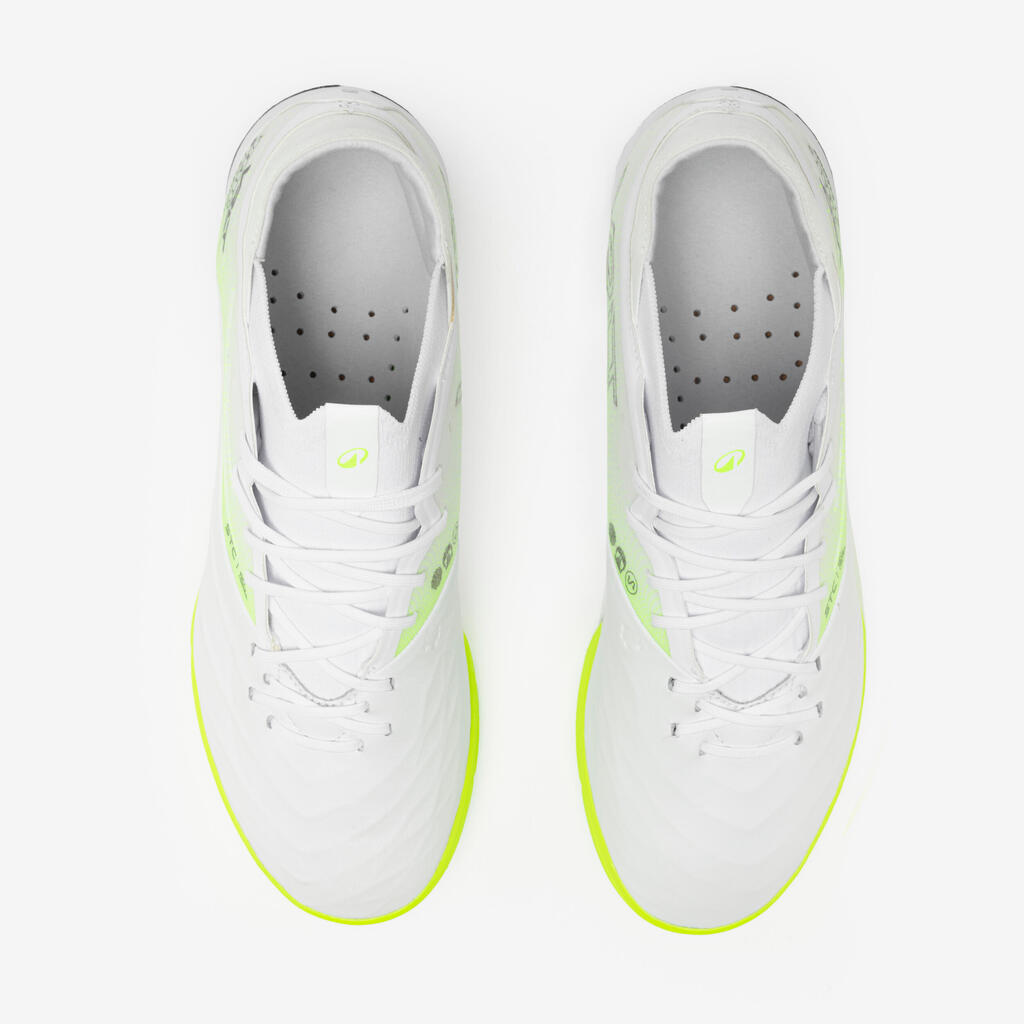 Fußball Multinockenschuhe Premium Leder Turf - Viralto IV weiß 