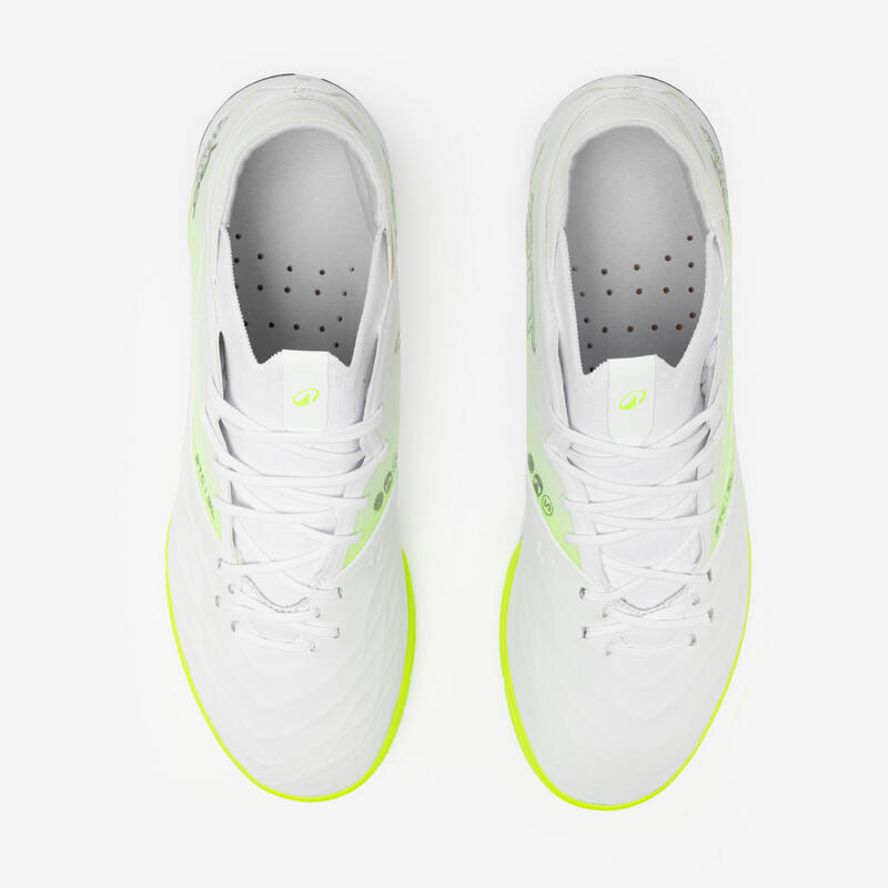 Chuteiras de Futebol VIRALTO IV TURF COURO PREMIUM BRANCO