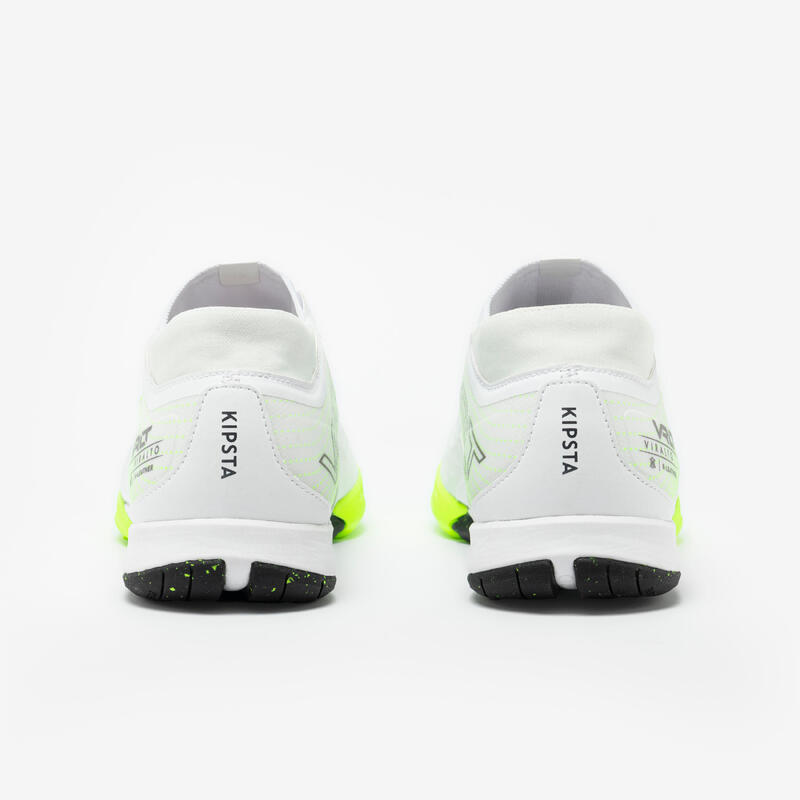 Chuteiras de Futebol VIRALTO IV TURF COURO PREMIUM BRANCO