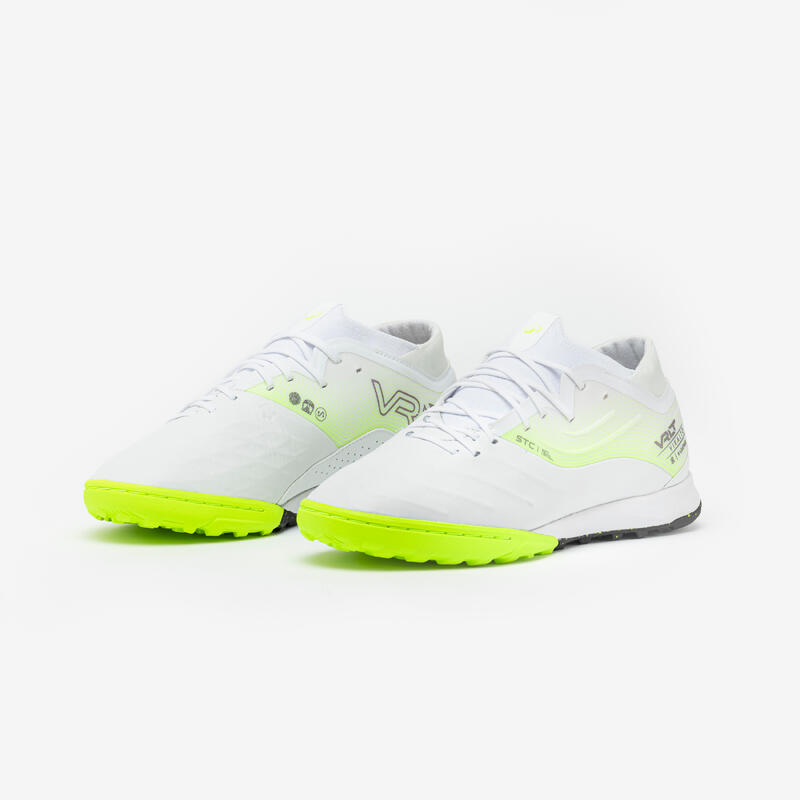 Chuteiras de Futebol VIRALTO IV TURF COURO PREMIUM BRANCO