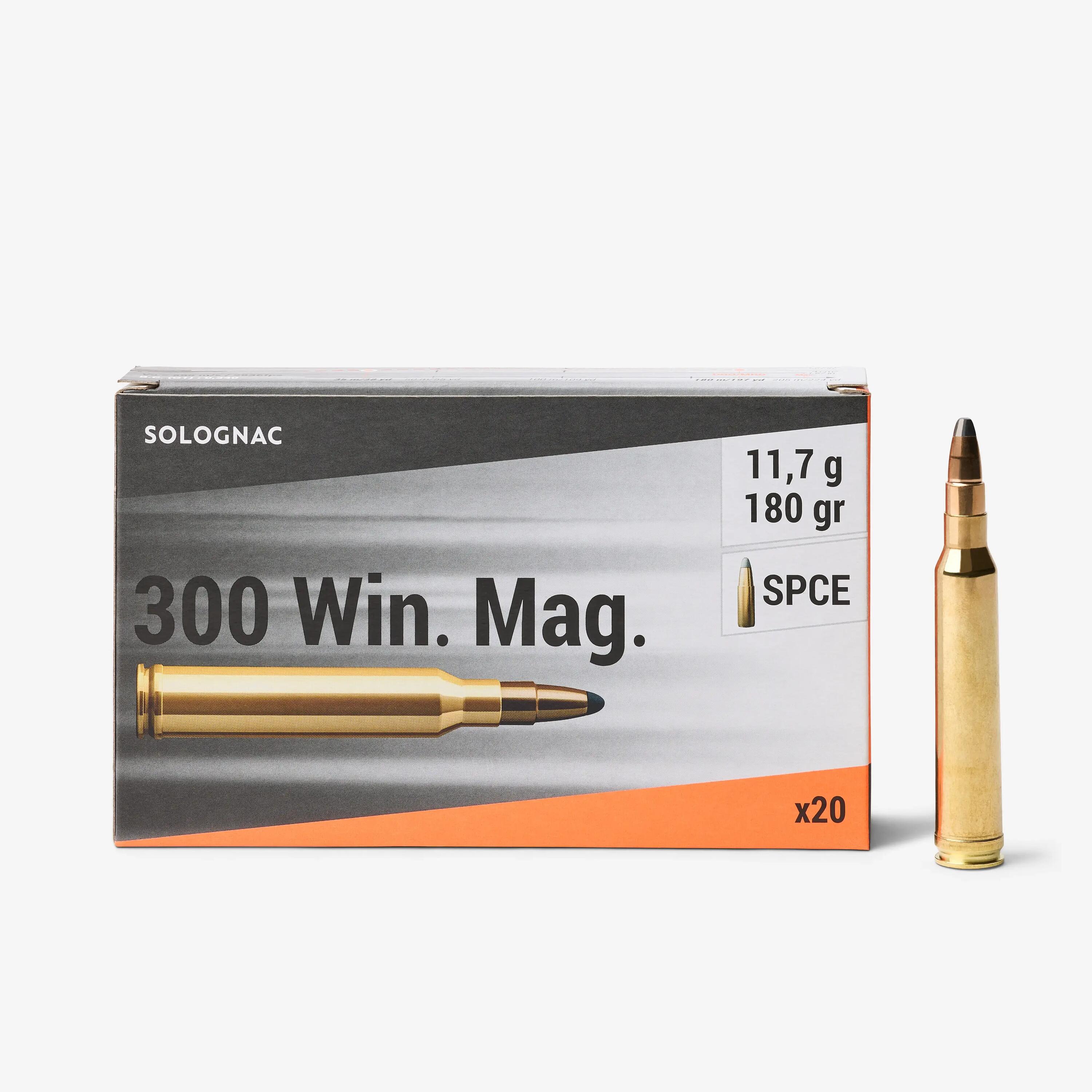Bala 300 Winchester Magnum 11,7 G / 180 GRS X20 1/3