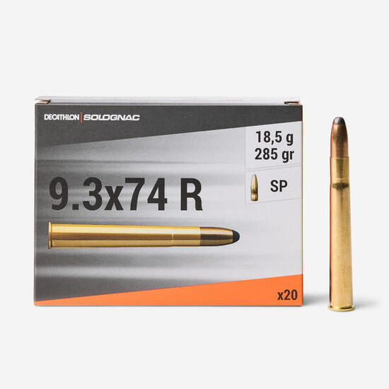 Balle 9,3X74R 18,5G/285GRS X20