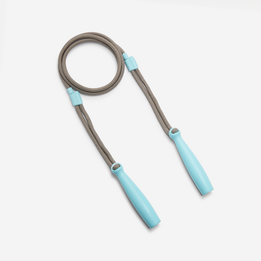 Corde à sauter réglable enfant - bleu