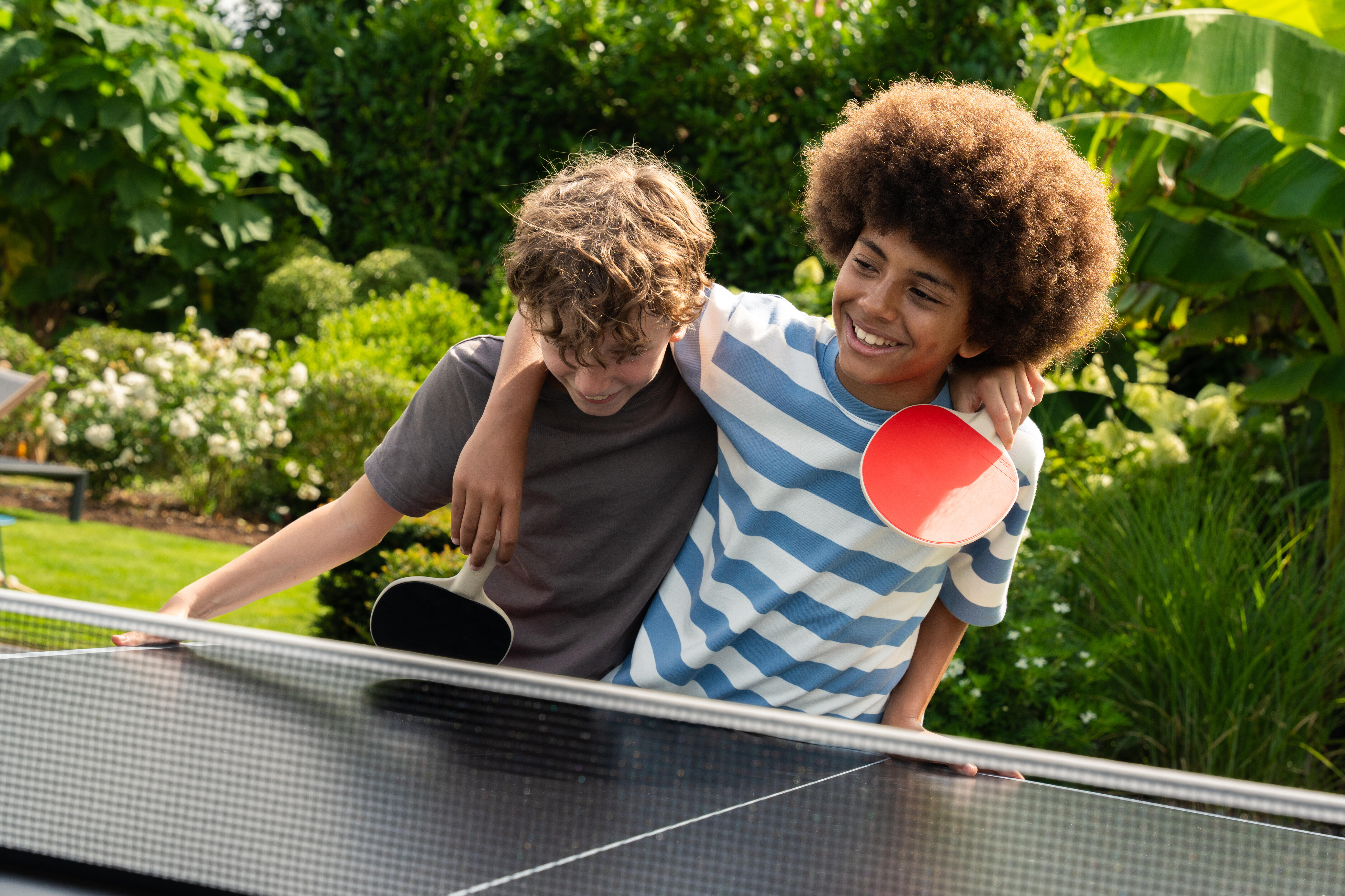 2 raquettes de tennis de table et 3 balles – 100 - PONGORI