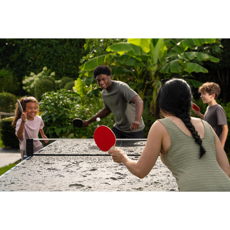 Set de palete de tenis de masă rezistente + 3 mingi - Set PPR 500