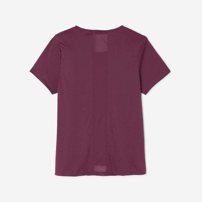 T-shirt respirant manches courtes - Prune