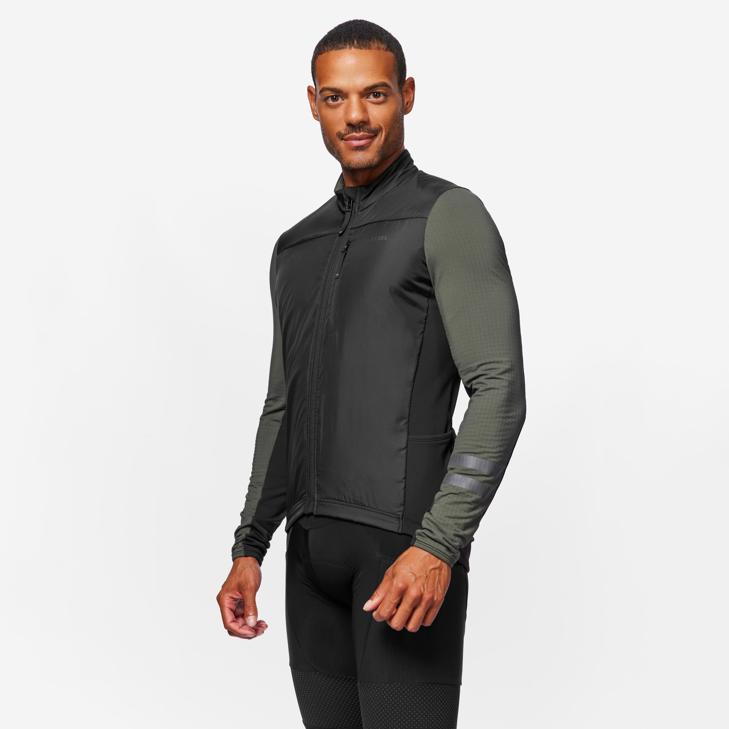 VAN RYSEL Men's Mid-Season Long-Sleeved Road Cycling Jersey EDR