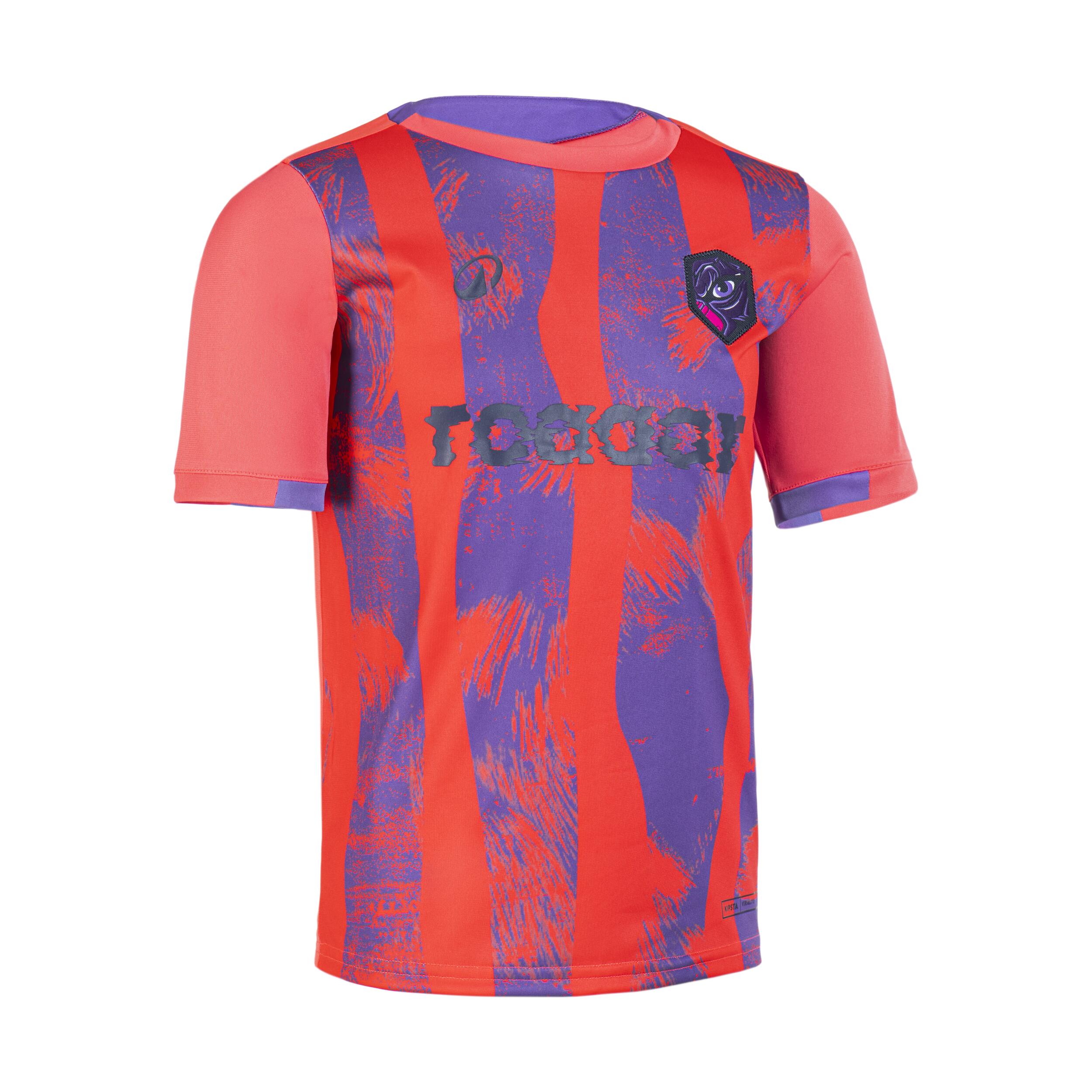 Maglia Da Calcio YEESON Per Bambino – Completo Tuta Allenamento 100% Poliestere – Rosa, Taglia 5-6 Anni (7#)