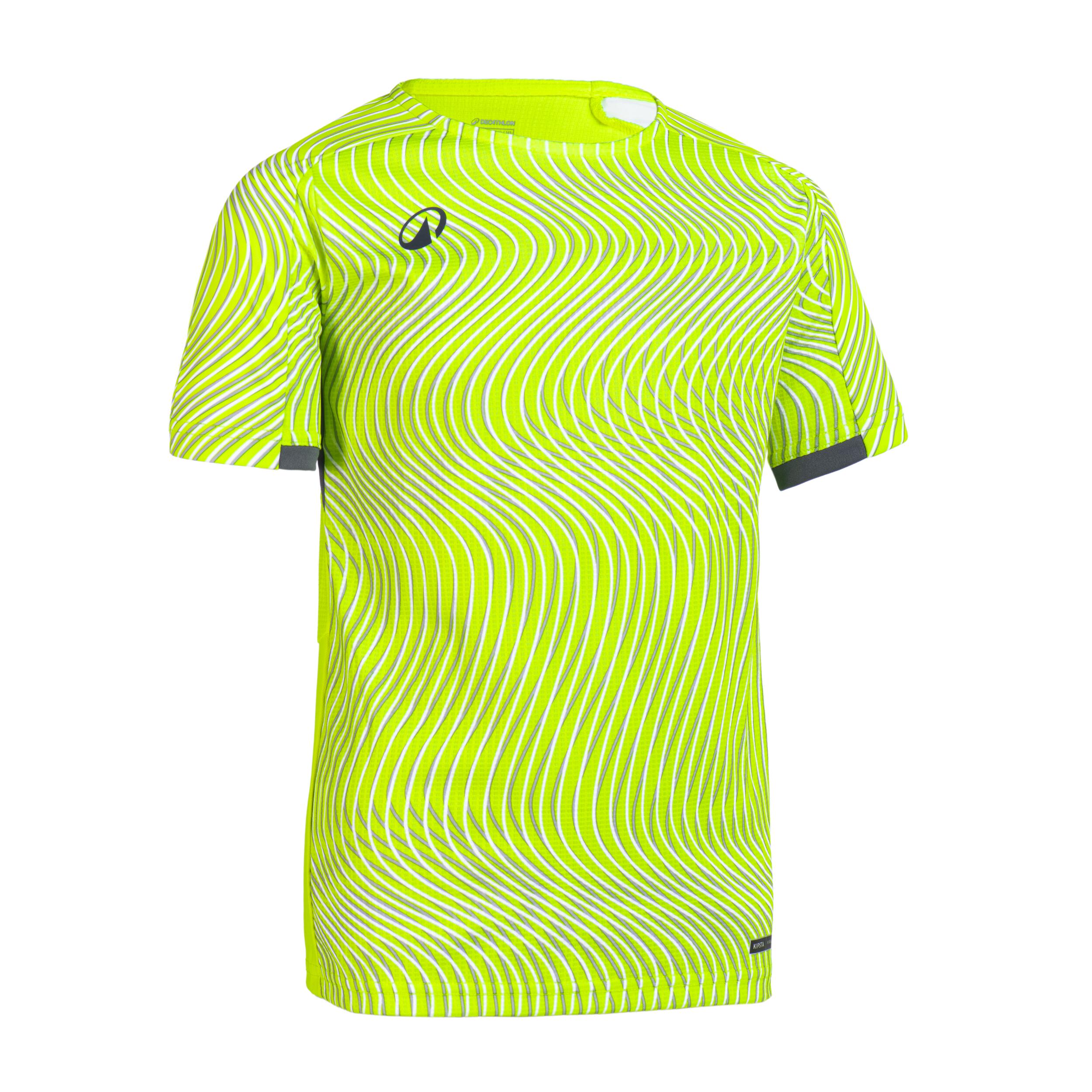 Kids' Short-Sleeved Soccer Jersey, Viralto Wave - KIPSTA