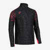 Adult 1/2 Zip Football Sweatshirt Viralto Wave - Black, Neon Pink & Grey