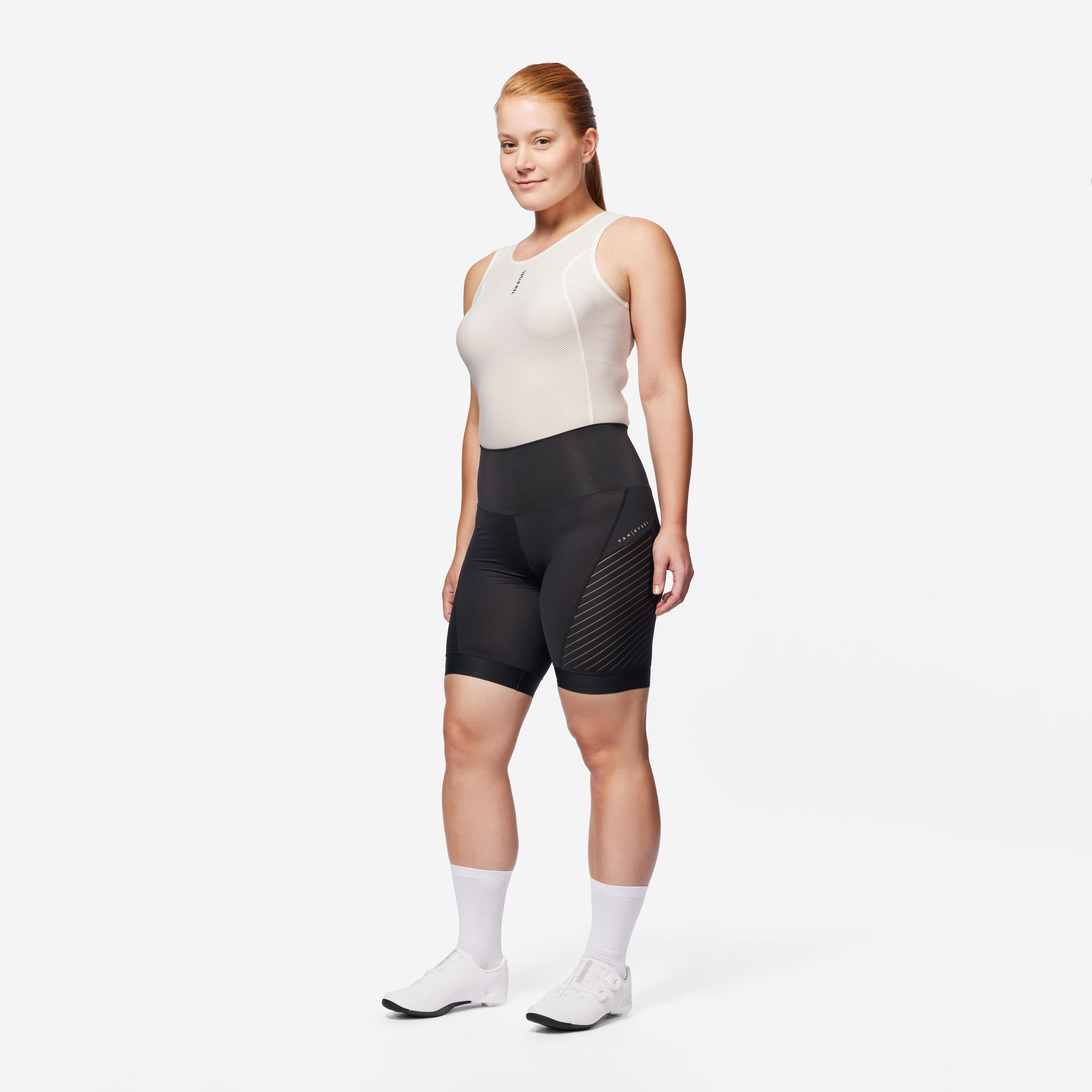 VAN RYSEL WOMEN'S SHORT DISTANCE TRIATHLON SHORTY BLACK