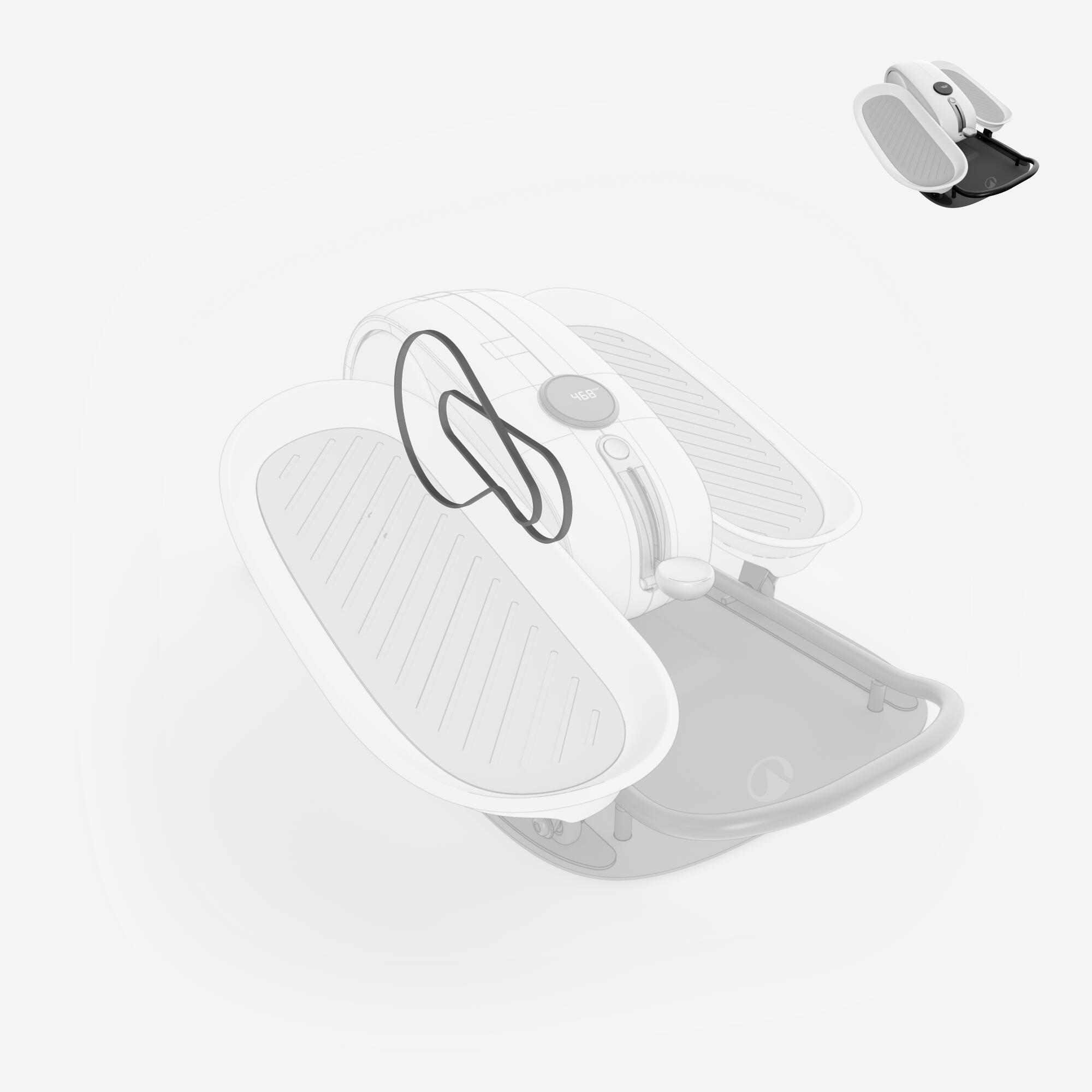 Courroies, pièce détachée fitness, mini vélo elliptique active desk 2/8