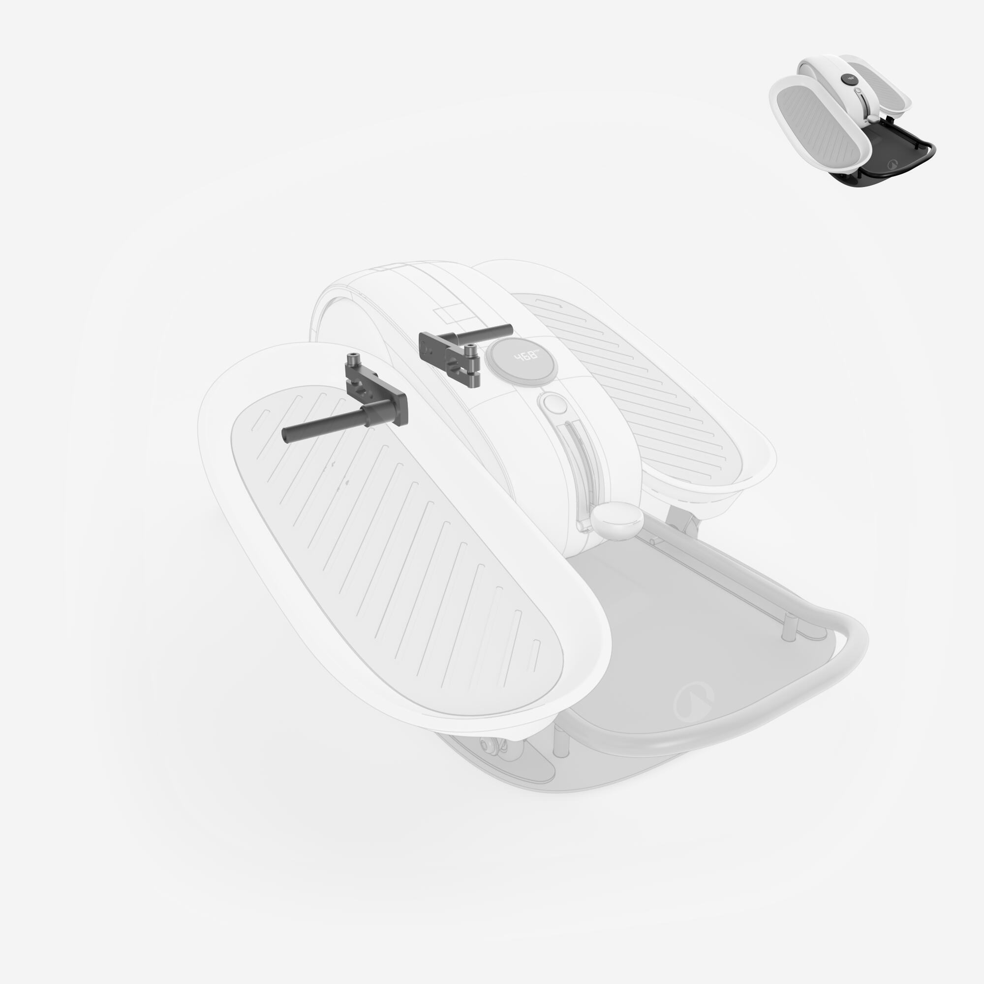 Axe de pédale, pièce détachée fitness, mini vélo elliptique active desk 6/10