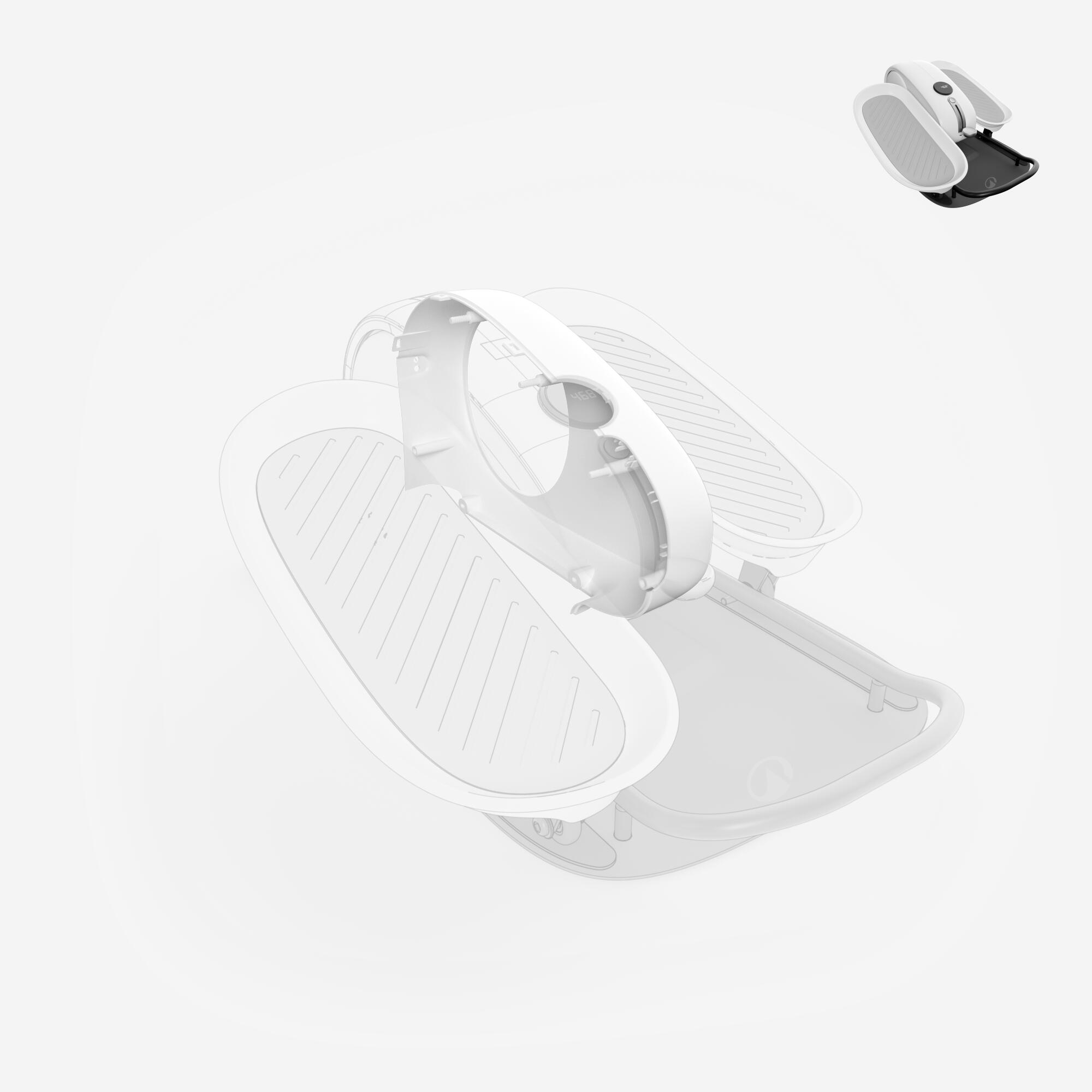 Cárter Derecho X2 Recambio Mini Bicicleta Elíptica Active Desk Fitness 3/7