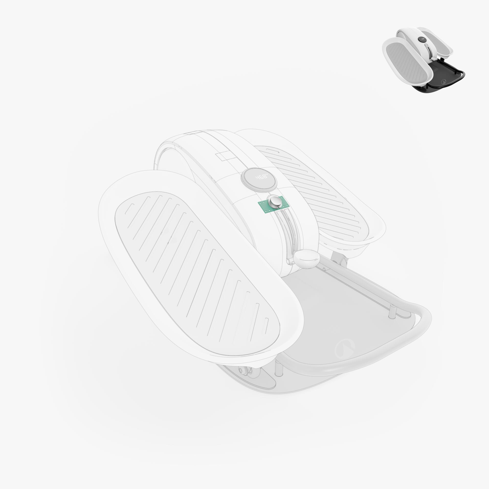 Kit Botón Consola Recambio Mini Bicicleta Elíptica Fitness Active Desk 4/8