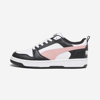 Sneakers walking donna Puma REBOUND nero-rosa