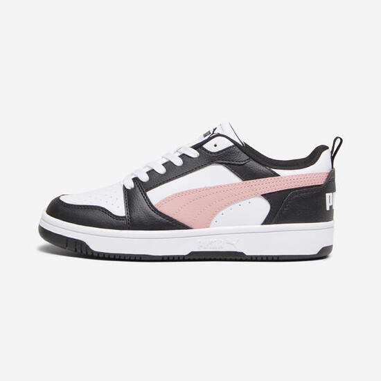 Sneakers walking donna Puma REBOUND nero-rosa