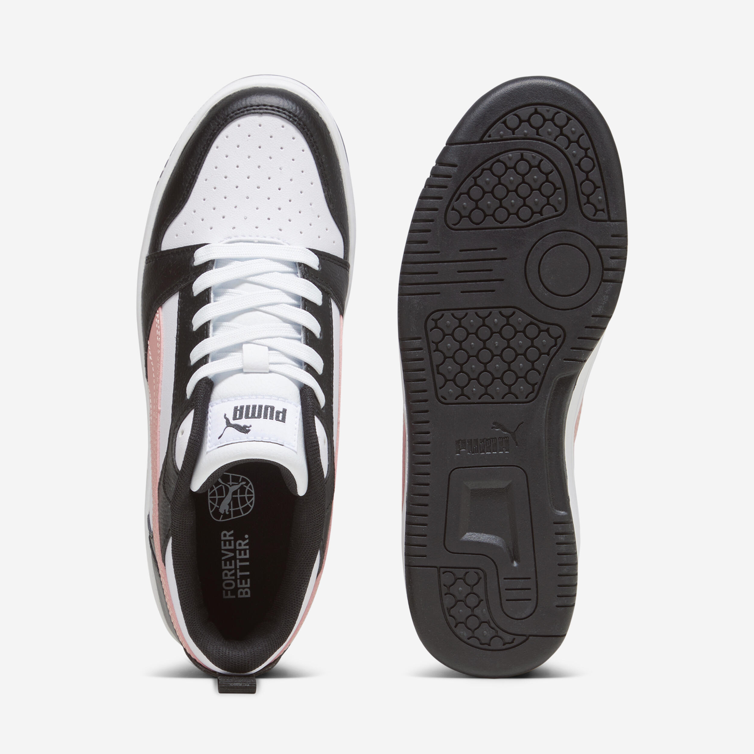 PUMA Sneaker Damen - Rebound schwarz/rosa 4/6