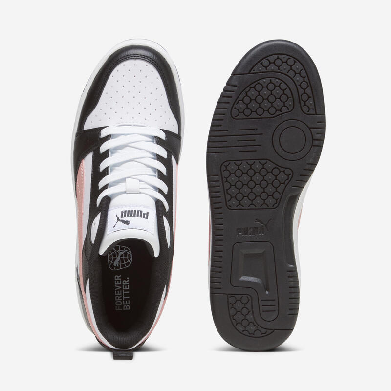 Baskets de marche Femme, Rebound, noir et rose