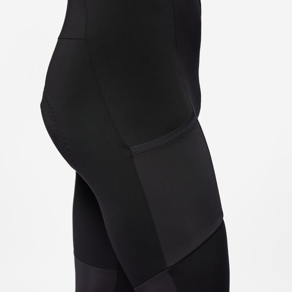 Dviratininko kelnės „Cycling Bib Tights RC500“ – juodos