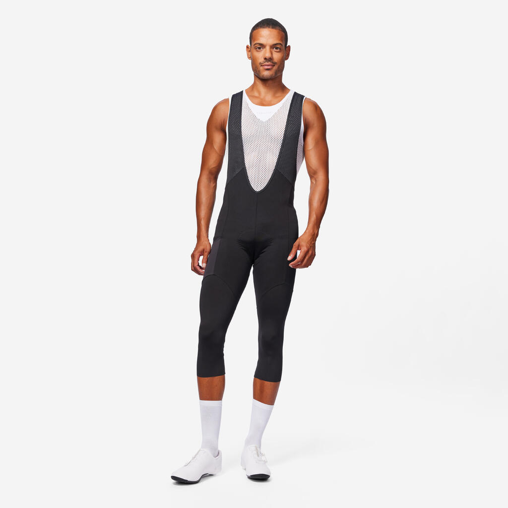 Dviratininko kelnės „Cycling Bib Tights RC500“ – juodos