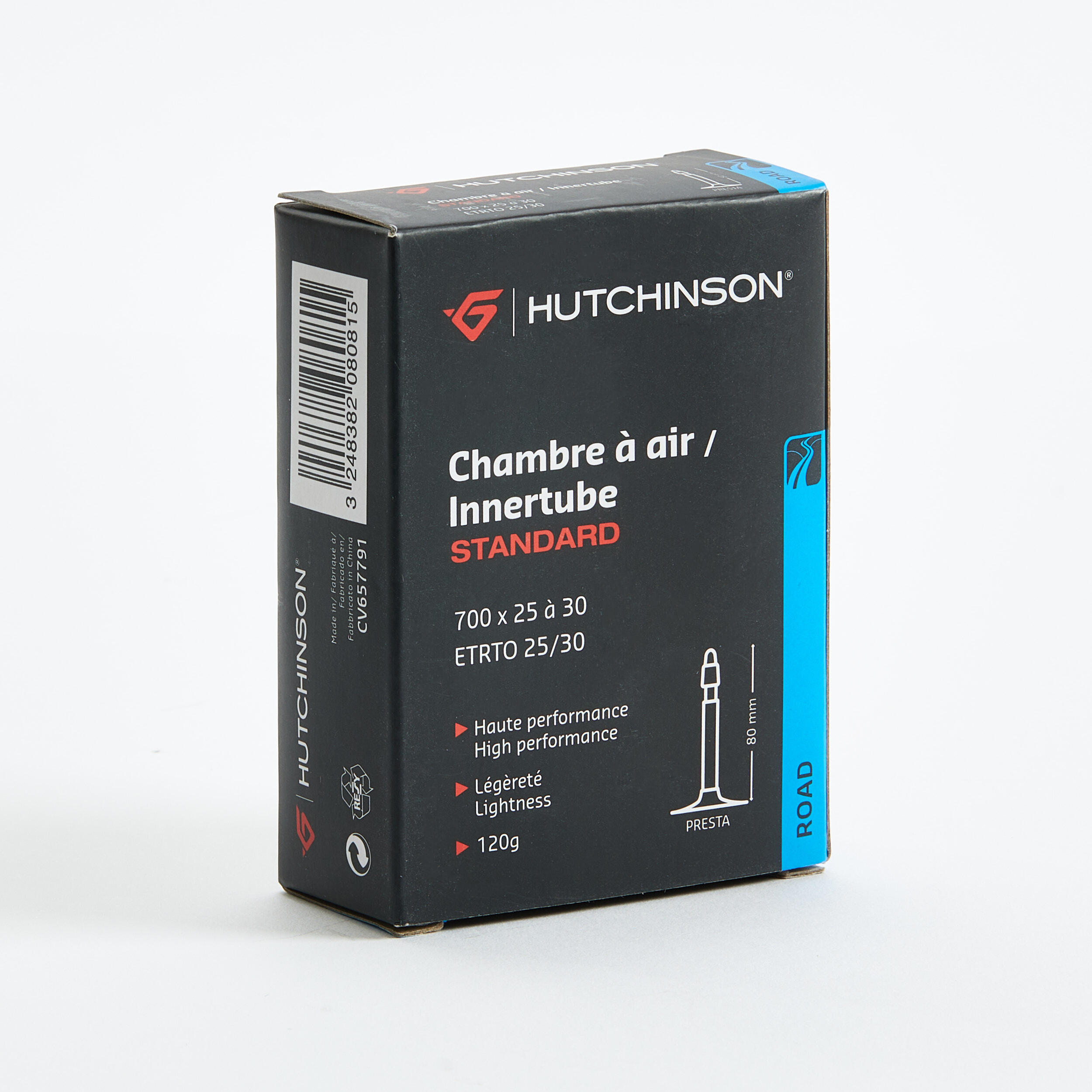 HUTCHINSON Fahrradschlauch Rennrad 700×25–30 Presta 80 mm | 03248382096045 HUTCHINSON Fahrradschlauch Rennrad 700×25–30 Presta 80 mm | 03248382096045