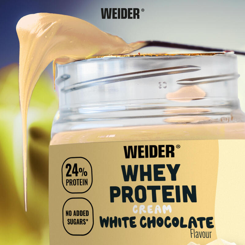 Cremă tartinabilă Whey Protein Cream Ciocolată Albă 250g