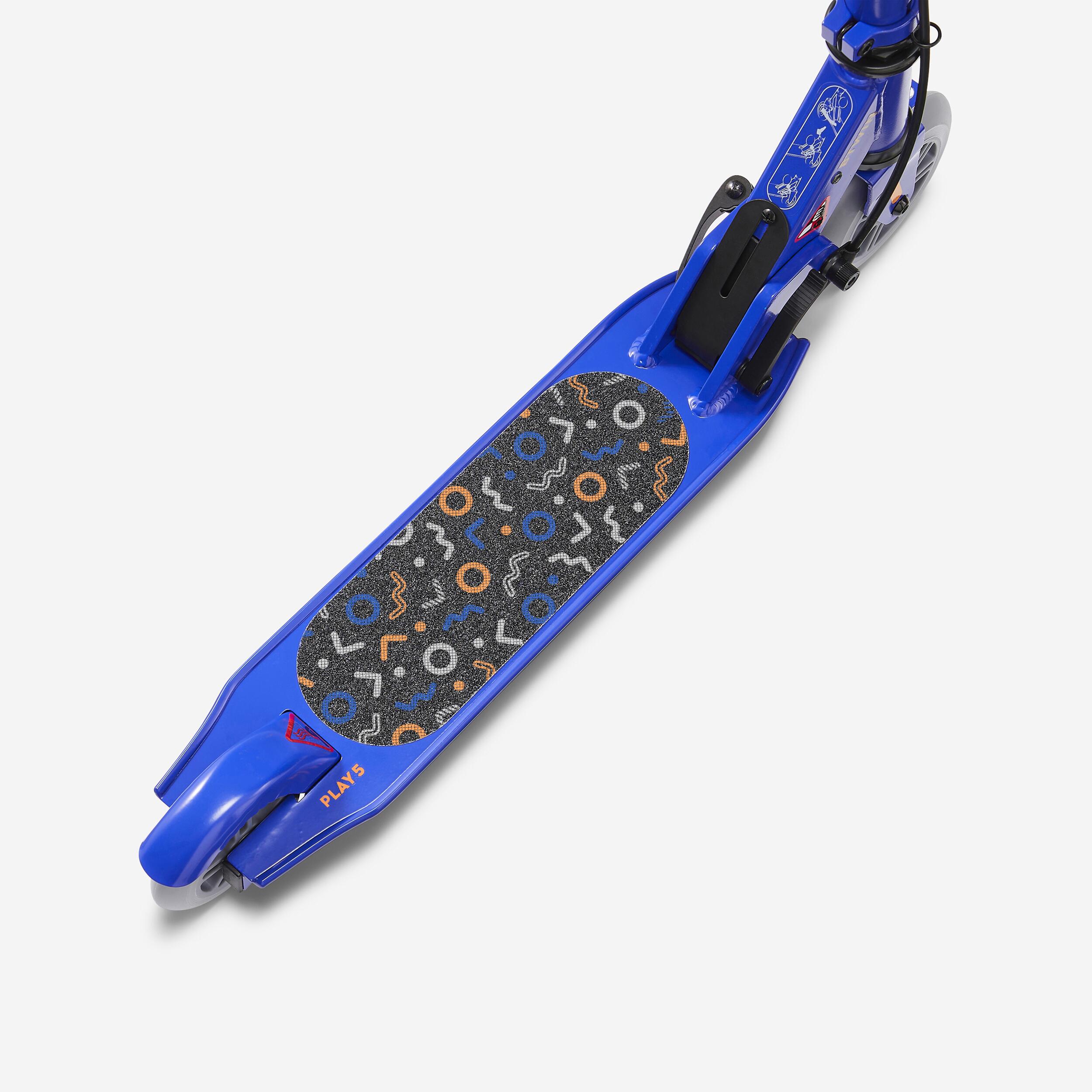Gebraucht - Scooter Tretroller Kinder mit Bremse - Play 5 blau/orange 7/11