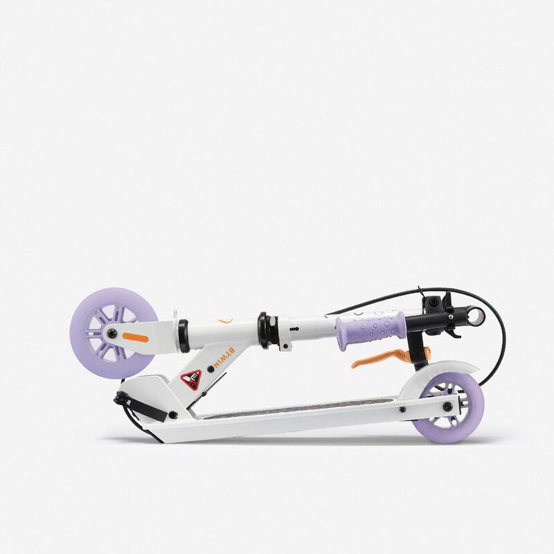 Trottinette enfant play 5 avec frein - Blanche Violette