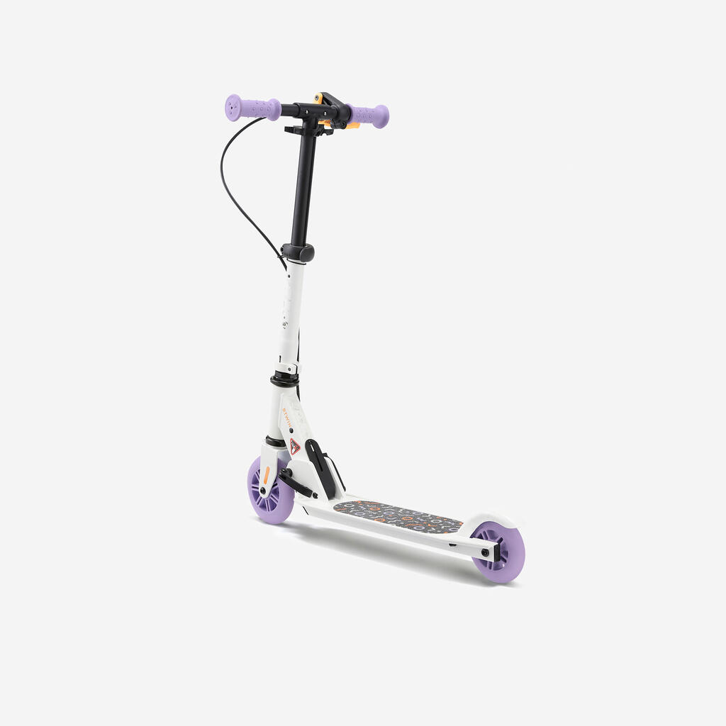 Scooter Tretroller Kinder mit Bremse - Play 5 blau/orange