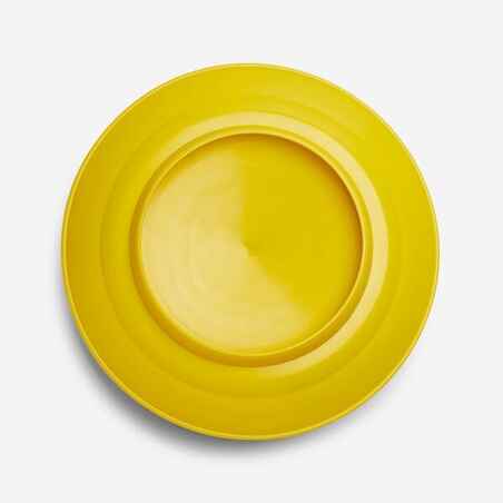 Spinning Plate + Wooden Stick - Yellow