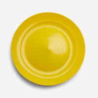 Spinning Plate + Wooden Stick - Yellow
