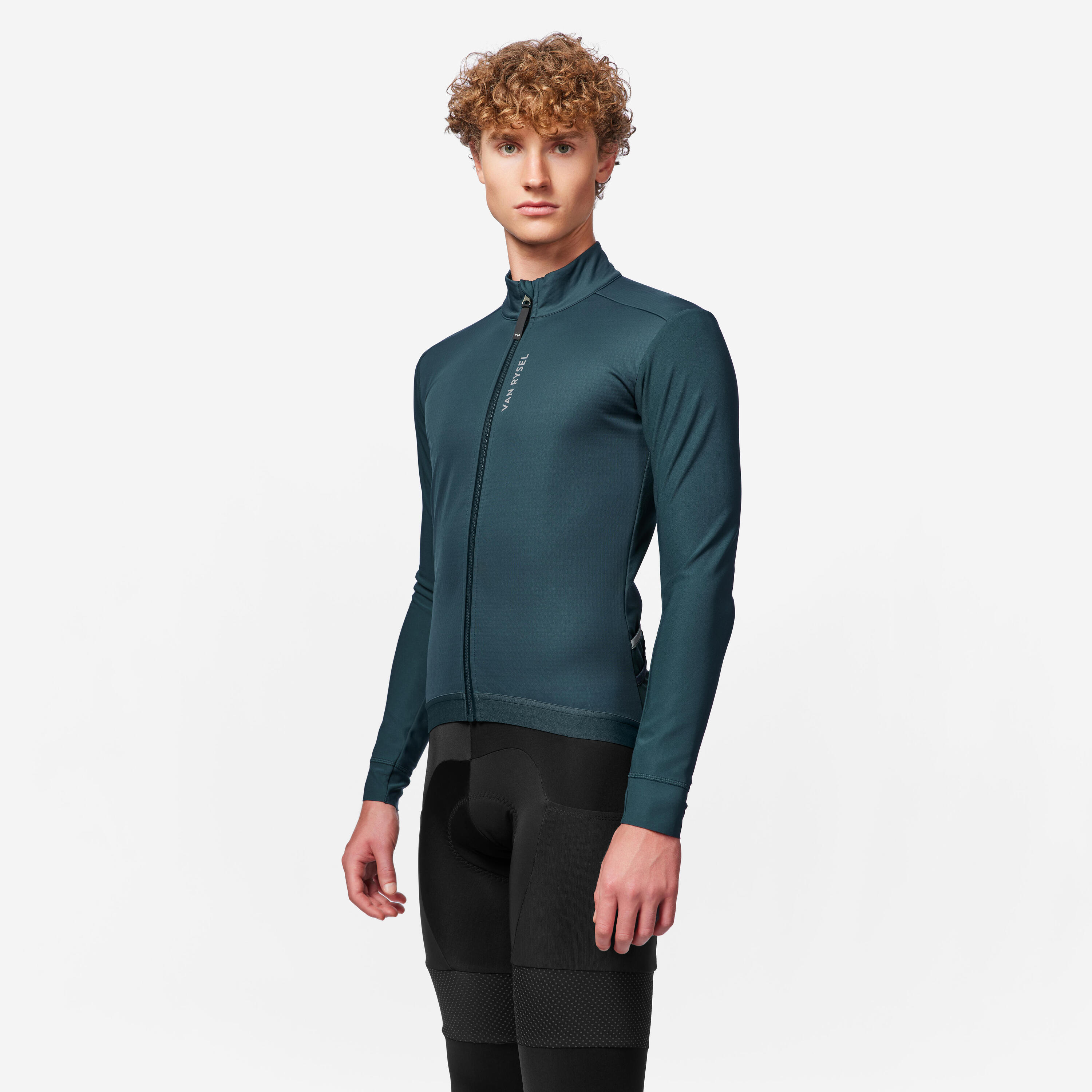 Men's Winter Road Cycling Jacket Racer Emerald VAN RYSEL