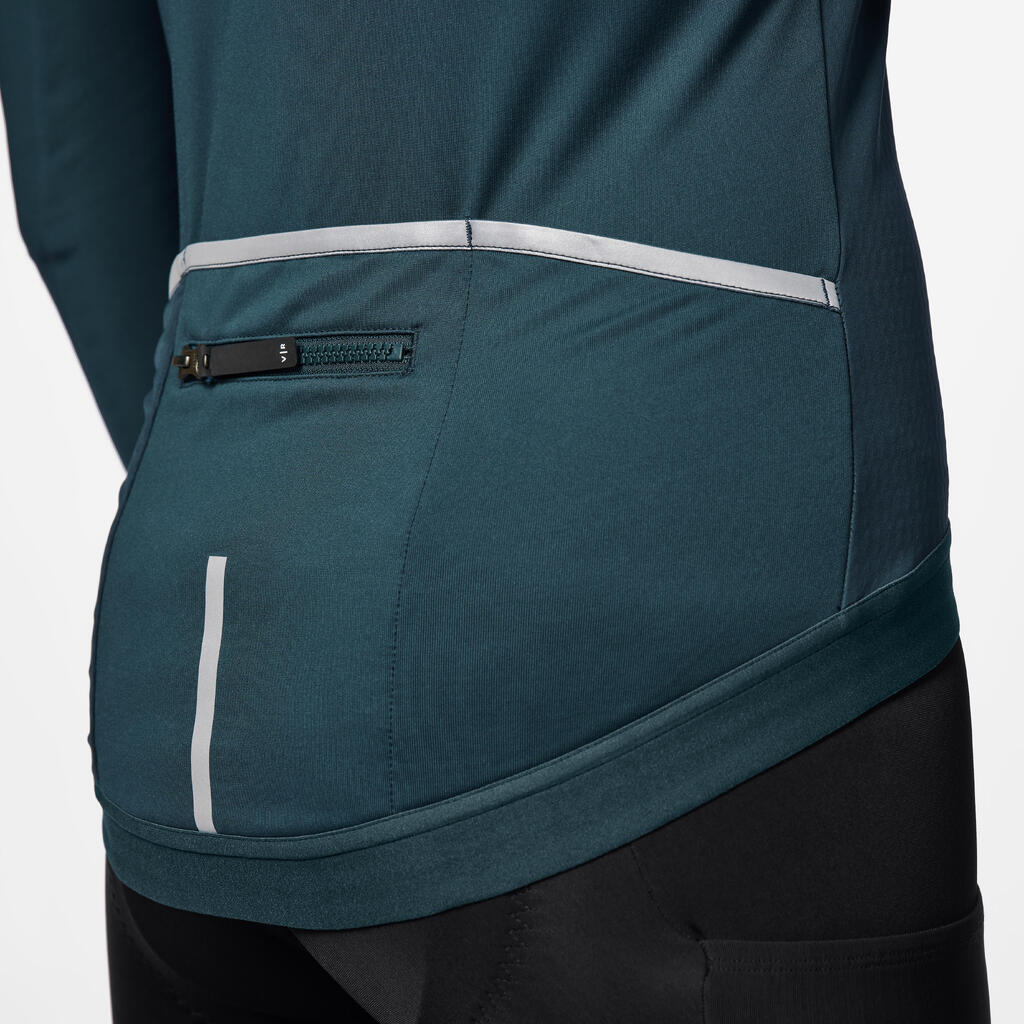 Men's Winter Road Cycling Jacket Racer 2 - Orange