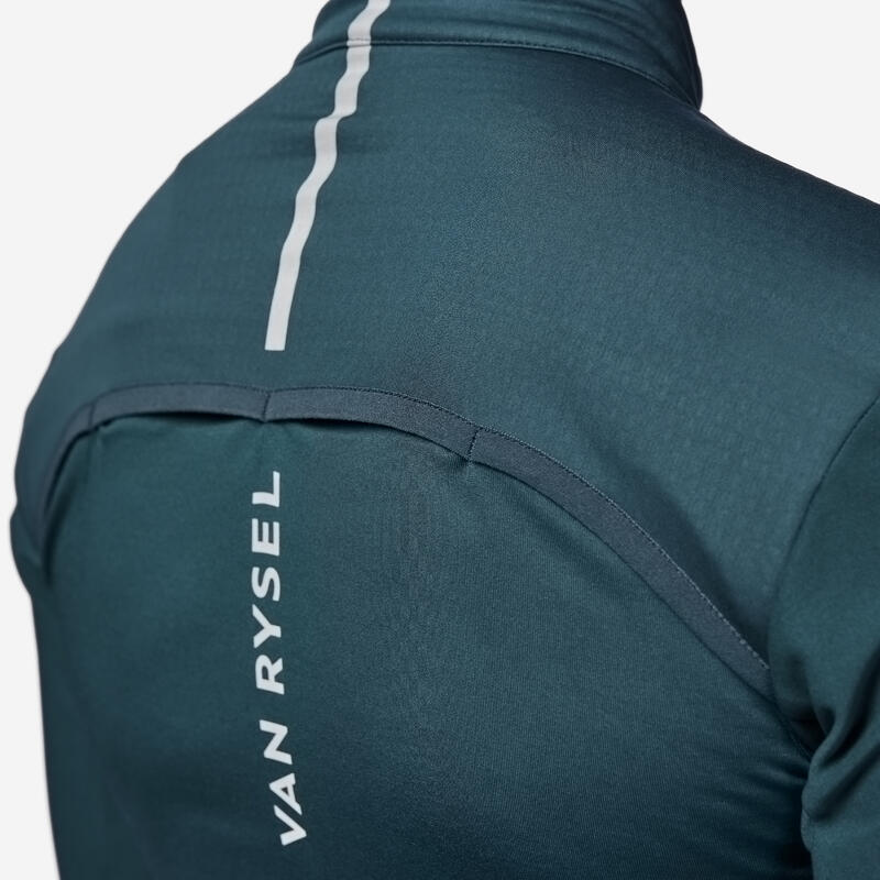 Bluză iarnă ciclism pe șosea Racer 2 Verde Bărbați