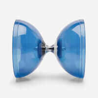 Bearing Diabolo with Fibreglass Sticks and Carrying Bag 500 - Blue
