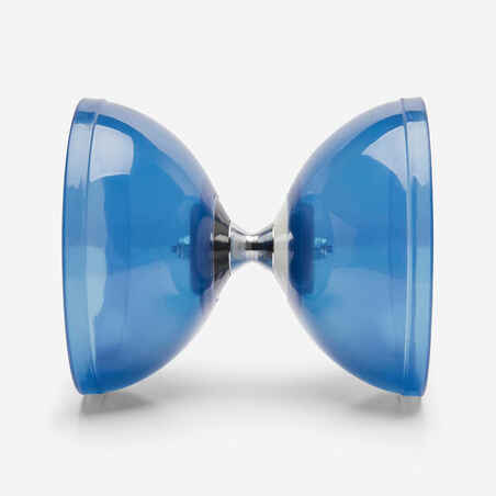 Bearing Diabolo with Fibreglass Sticks and Carrying Bag 500 - Blue