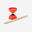 DIABOLO 100 ROUGE + BAGUETTES EN BOIS