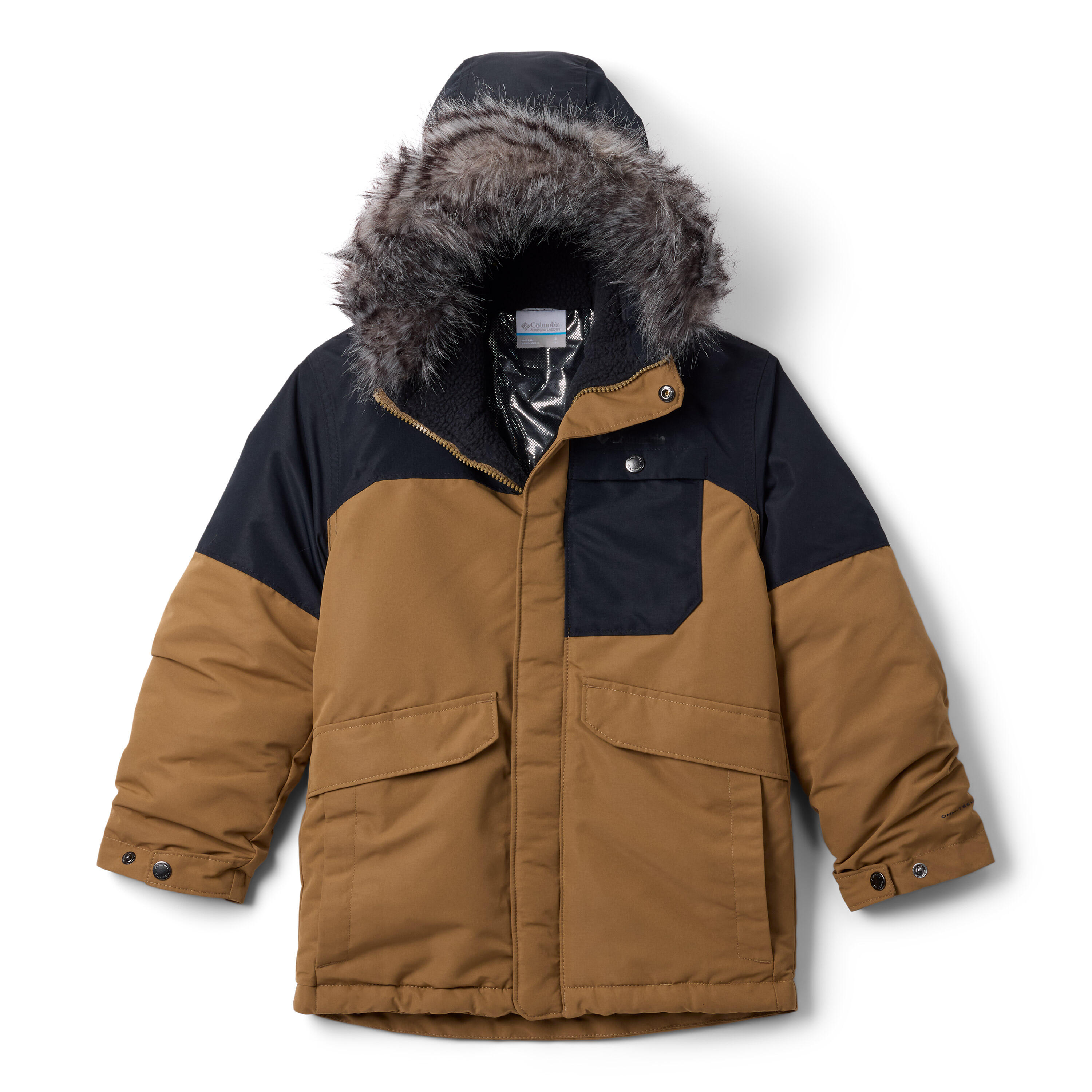 VESTE ENFANT CHAUDE COLUMBIA NORDIC MARRON 1/2