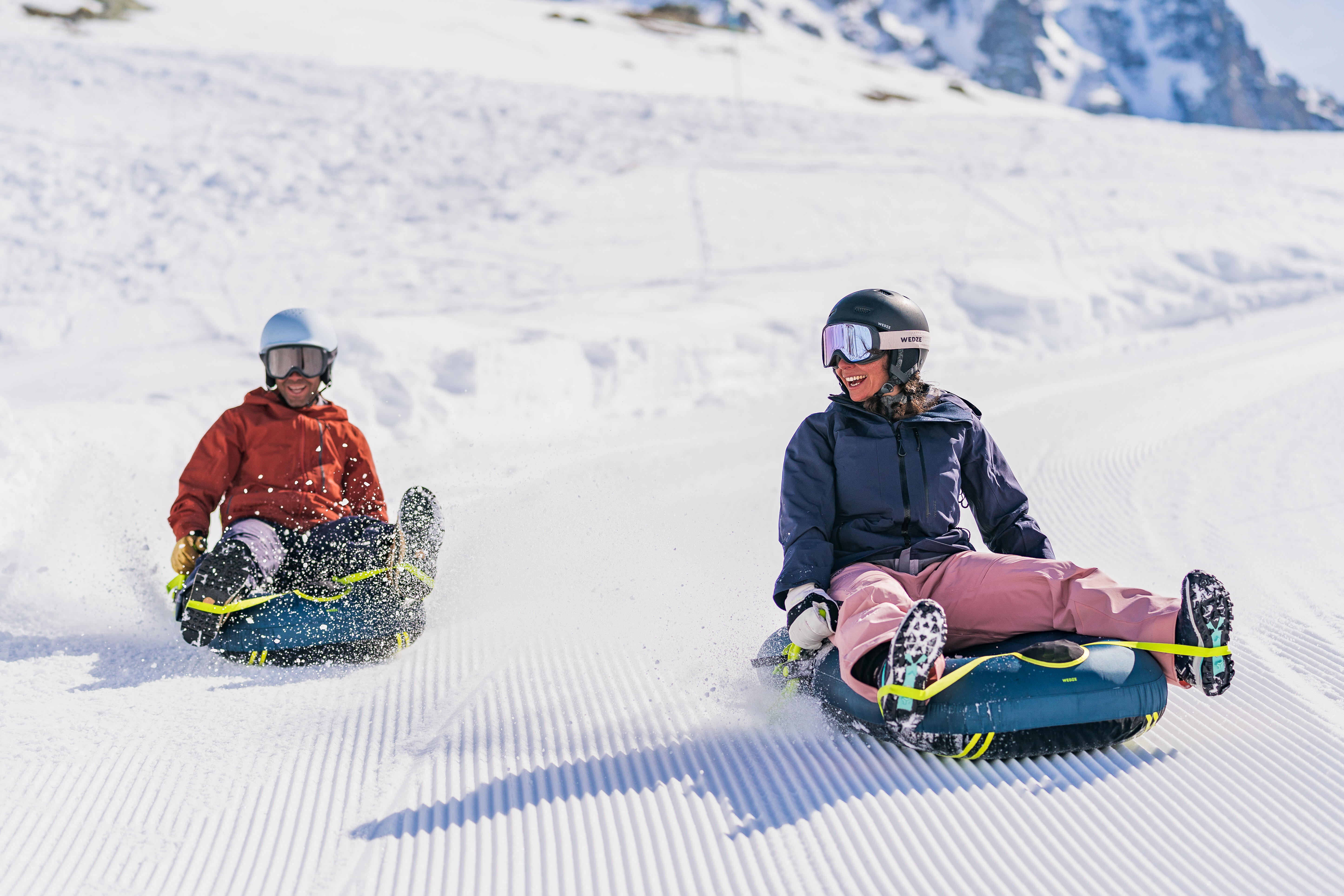 Traîneau gonflable avec freins – 900 Pumpslide - WEDZE