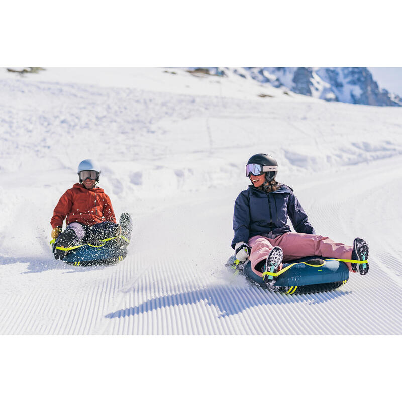 Luge gonflable avec freins adulte et enfant, Pumpslide 900 bleu