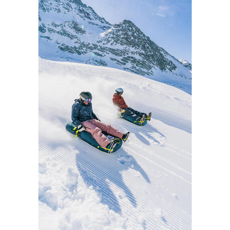 Luge gonflable avec freins adulte et enfant, Pumpslide 900 bleu