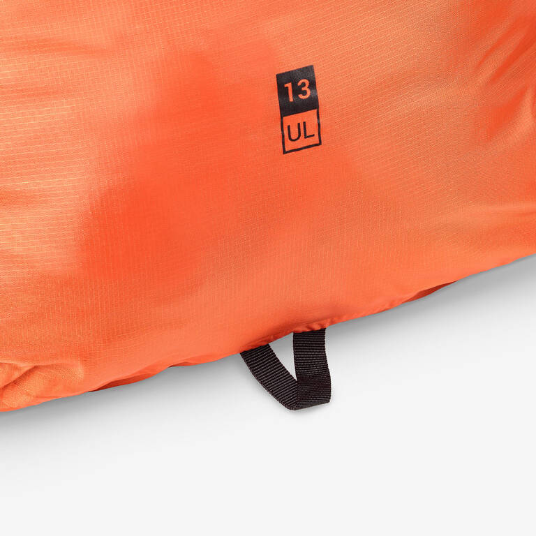 Ultra-light 13 litre waterproof bag, orange