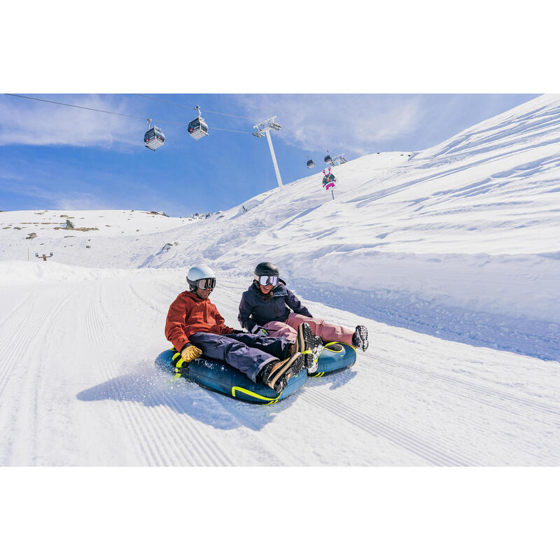Luge gonflable avec freins adulte et enfant, Pumpslide 900 bleu
