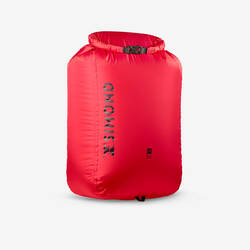 Ultra-light 22 litre waterproof bag, red