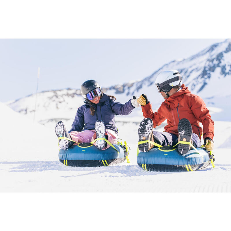 Luge gonflable avec freins adulte et enfant, Pumpslide 900 bleu