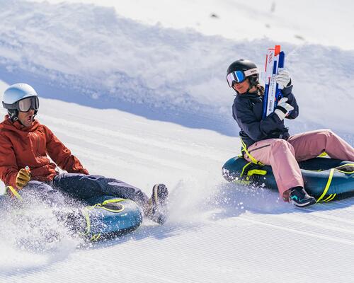 Luge pyrénées famille